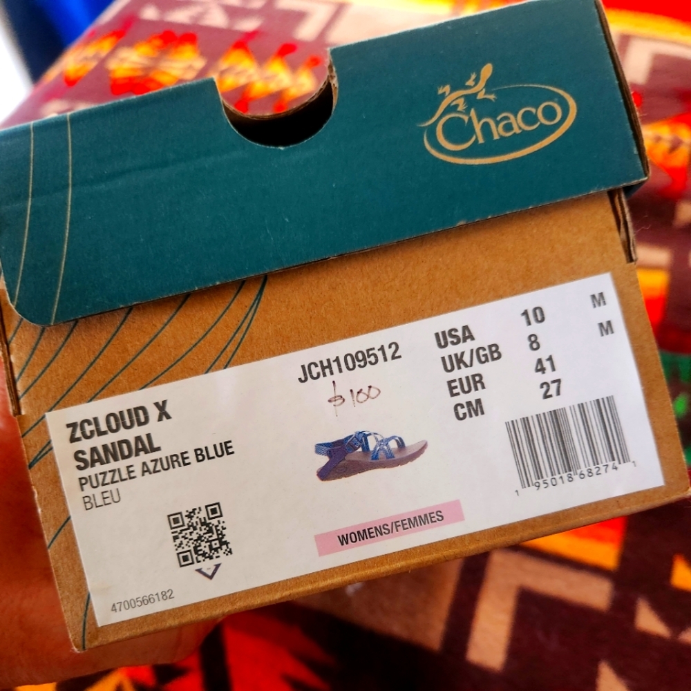 Chaco ZCloud X Sandal - puzzle azure blue
